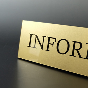 information 案内板